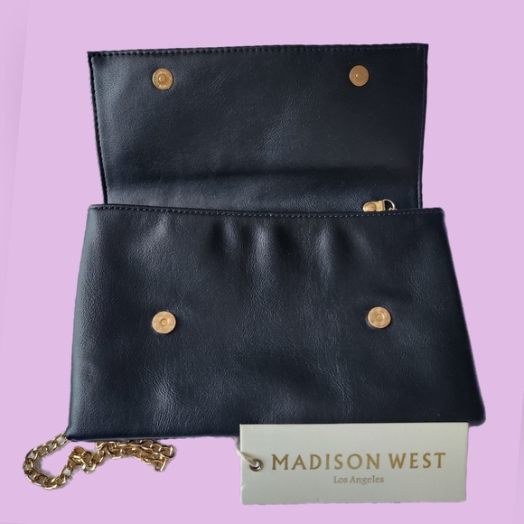 MADISON WEST CHEETAH PRINT DESIGN CROSSBODY/CLUTCH/BAG/PURSE BNWT - Picture 2 of 7